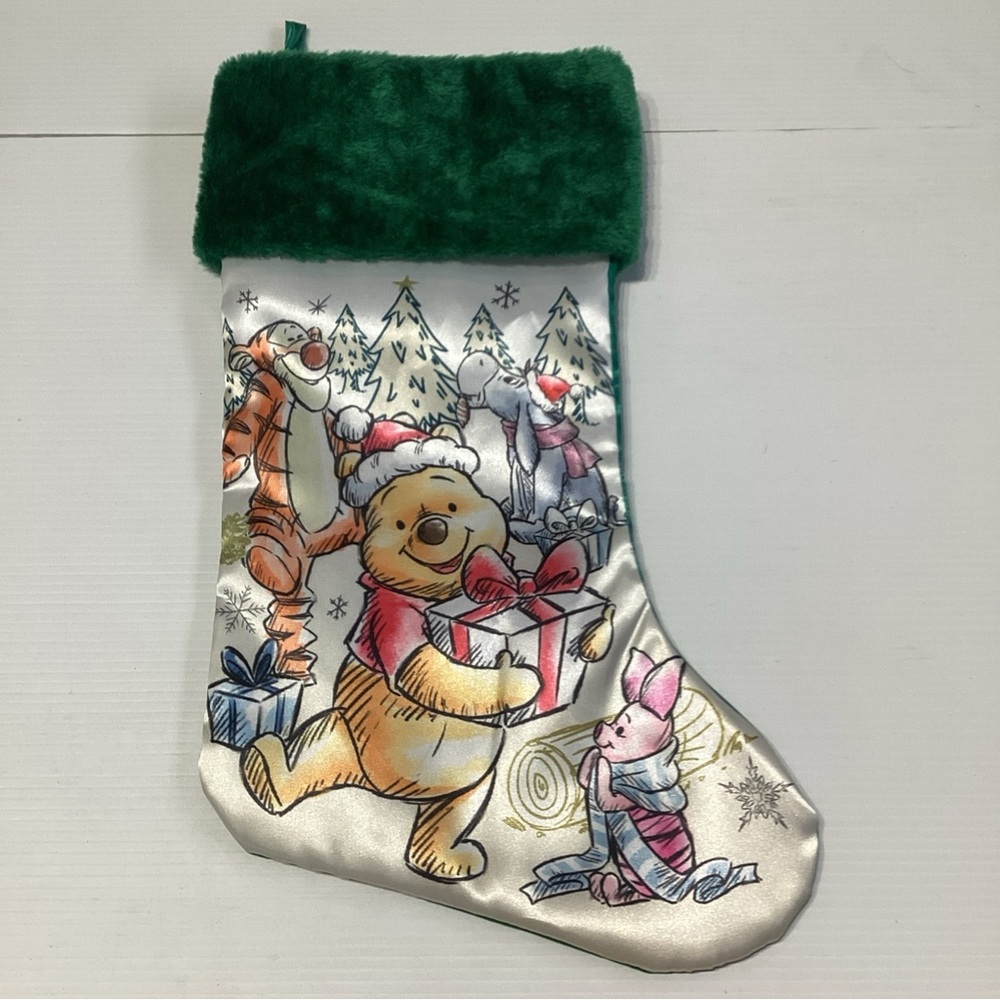 Disney Winnie With Gifts & Friends Christmas The Pooh Holiday Stocking